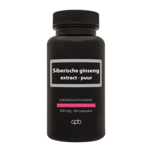 APB Holland Siberische ginseng extract puur 500mg
