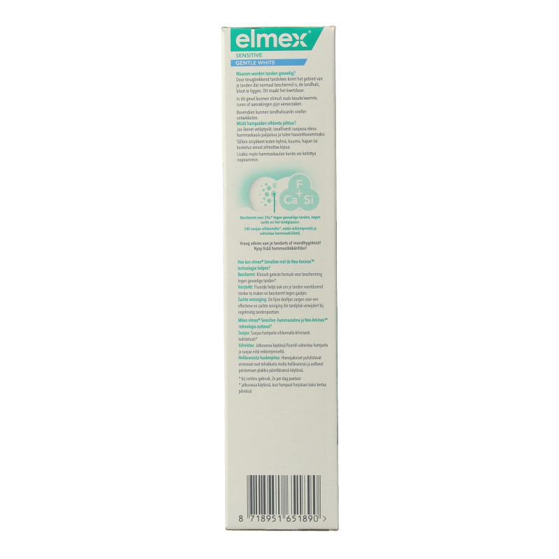 Elmex Tandpasta sensitive gentle white - Afbeelding 4