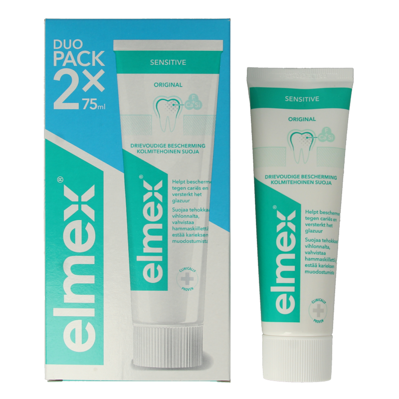 Elmex Tandpasta sensitive orginal - Afbeelding 2
