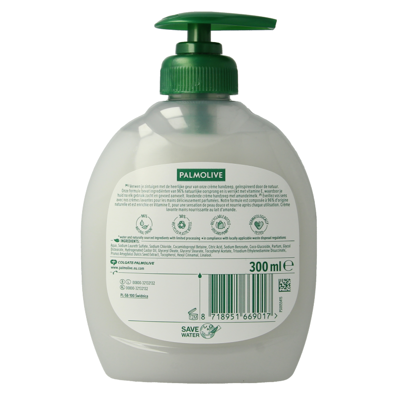 Palmolive Naturals handzeep melk&amandel - Afbeelding 2