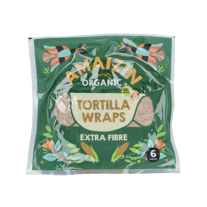 Amaizin Tortillawraps extra fibre bio