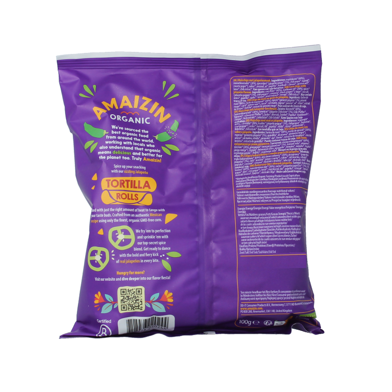 Amaizin Maischips jalapeno bio - Afbeelding 2
