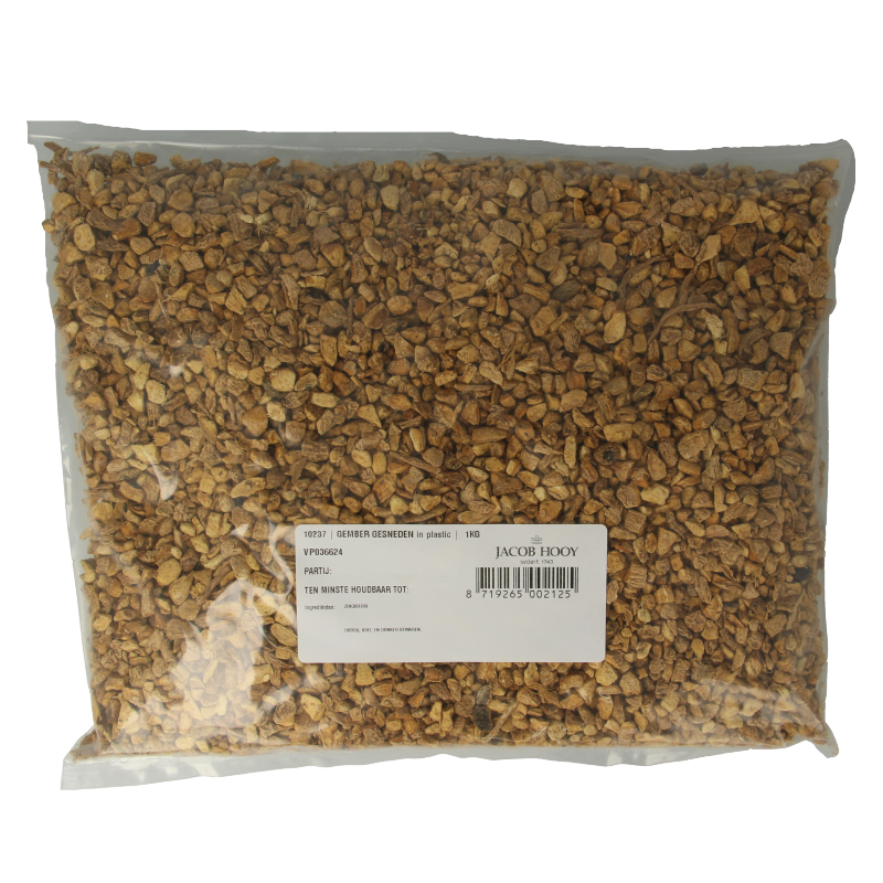 Jacob Hooy Gember geschild gesneden