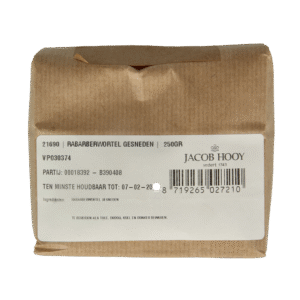 Jacob Hooy Rabarberwortel gesneden