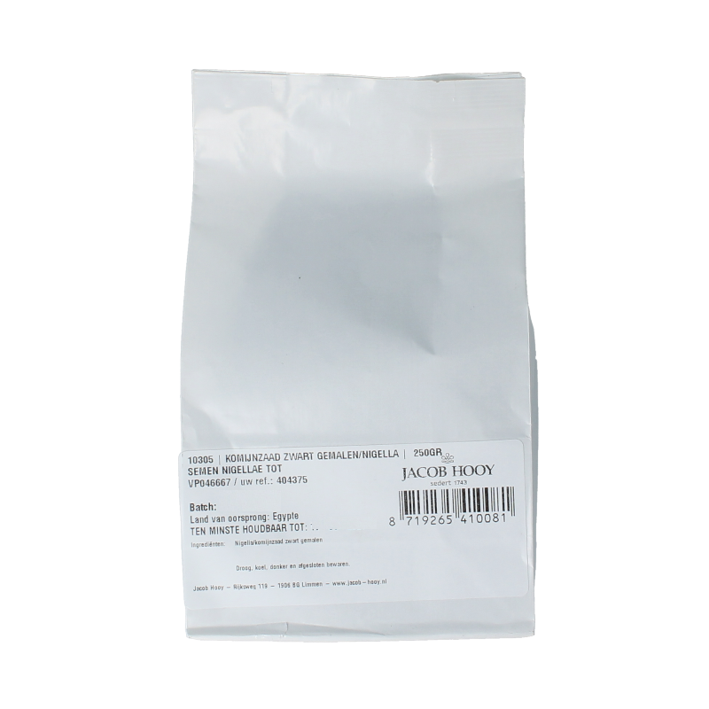 Jacob Hooy Komijnzaad zwart gemalen