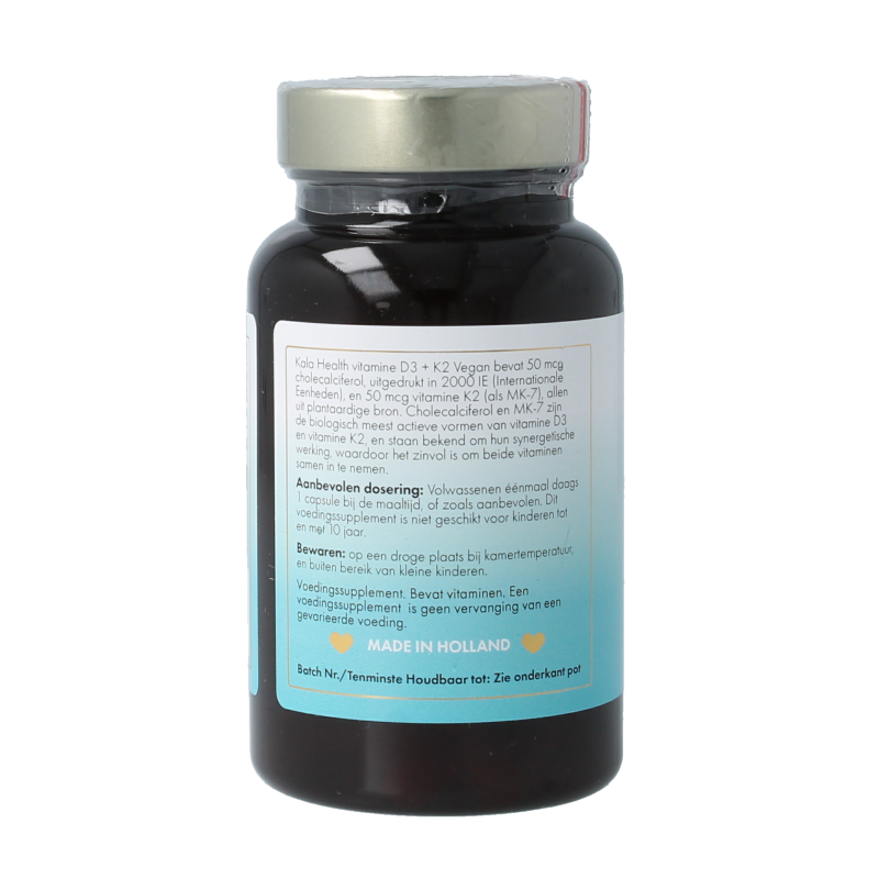 Sea Vitamins Vitamine D3 K2 uit zee - Afbeelding 2