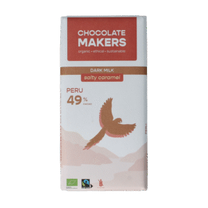 Chocolatemakers Fairtrade salty caramel 49% bio