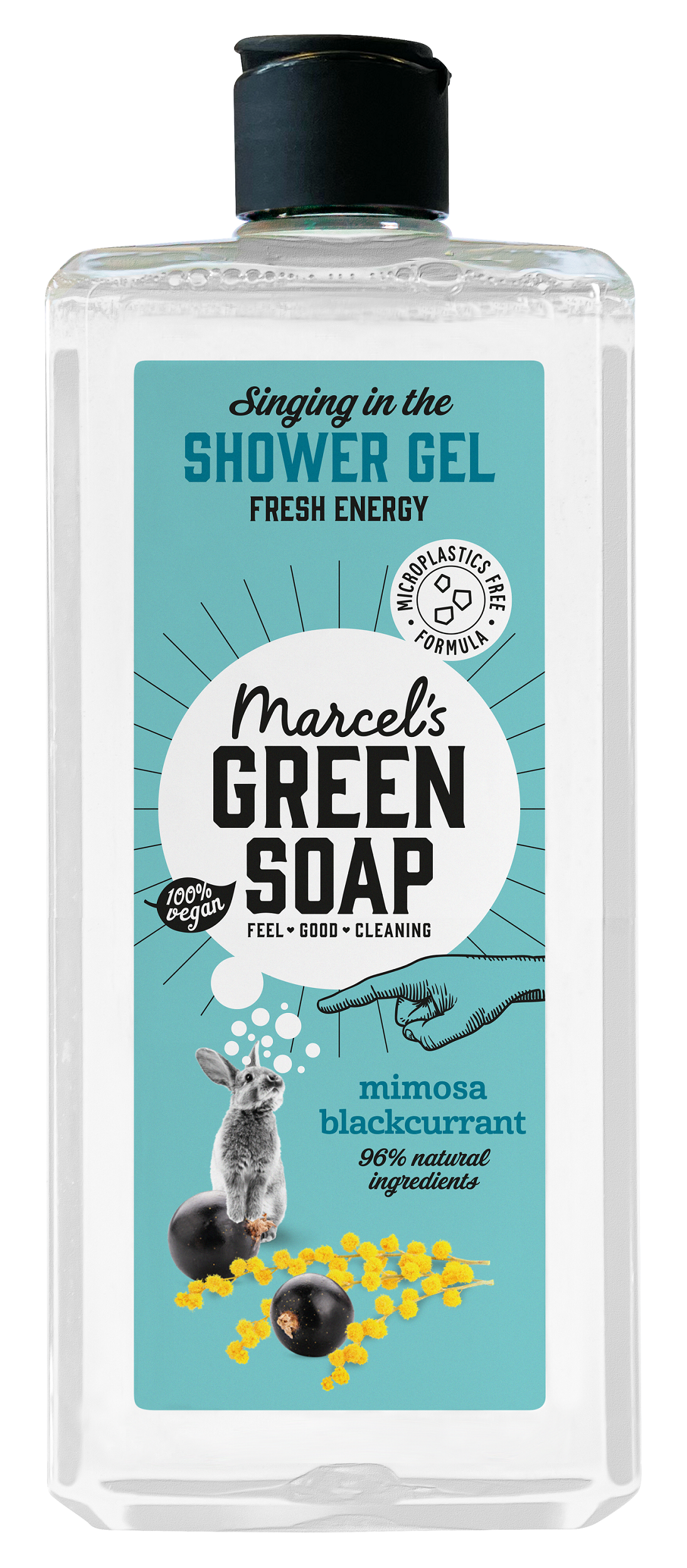 Marcel's Green Soap Showergel mimosa & black currant