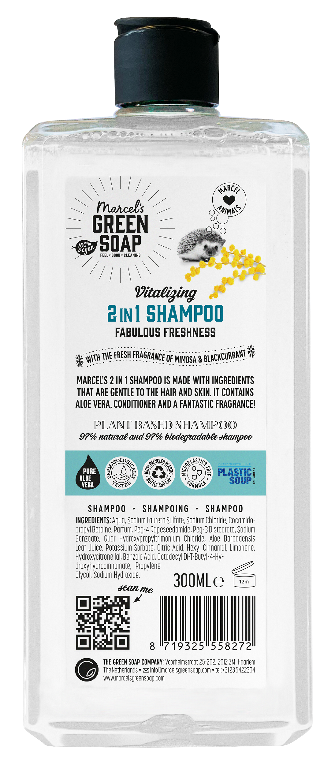 Marcel's Green Soap Showergel mimosa & black currant - Afbeelding 2