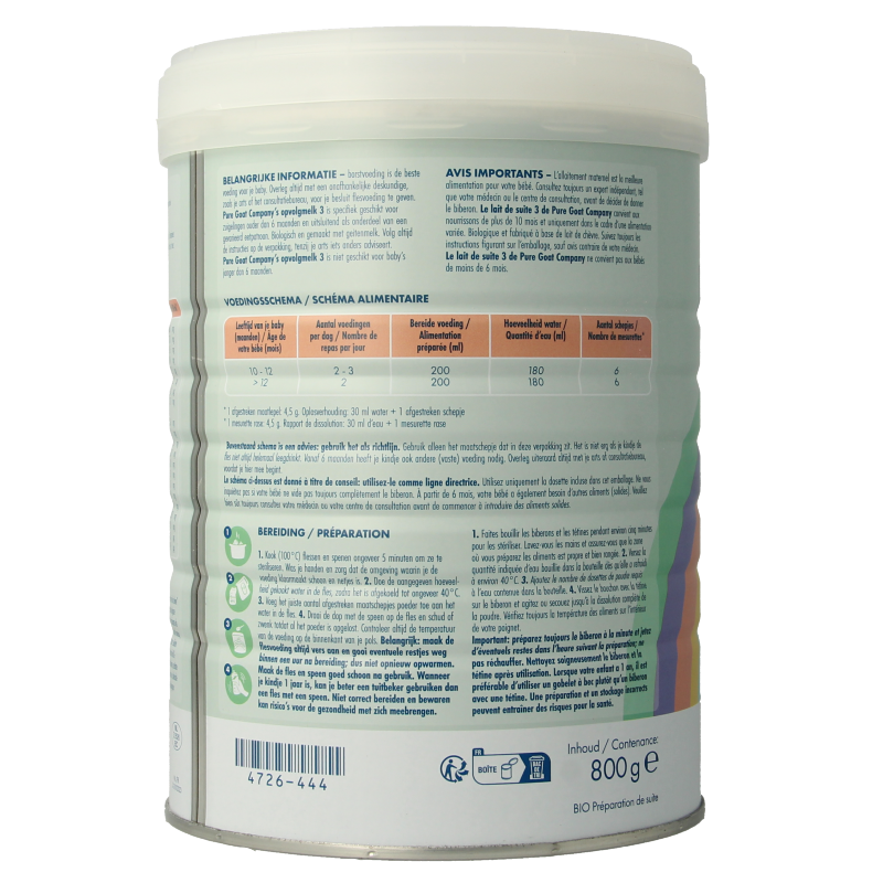 Pure Goat Opvolgmelk 3 bio - Afbeelding 2