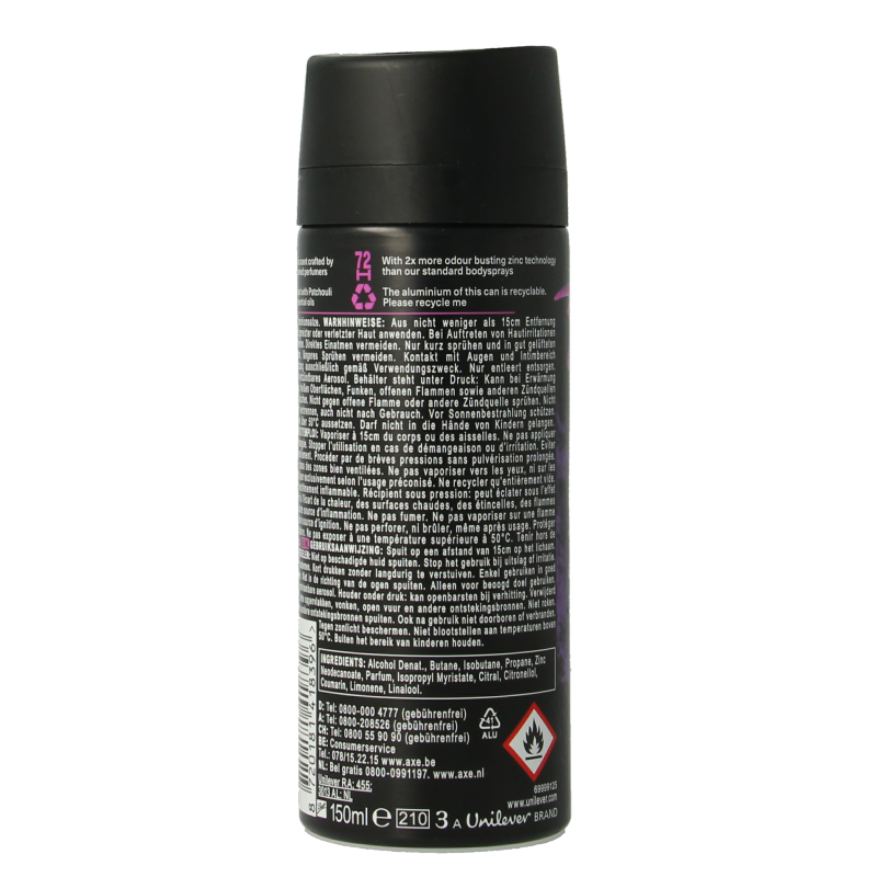 AXE Deodorant bodyspray purple patchouli - Afbeelding 2