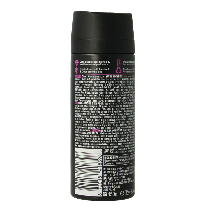 AXE Deodorant bodyspray purple patchouli - Afbeelding 4