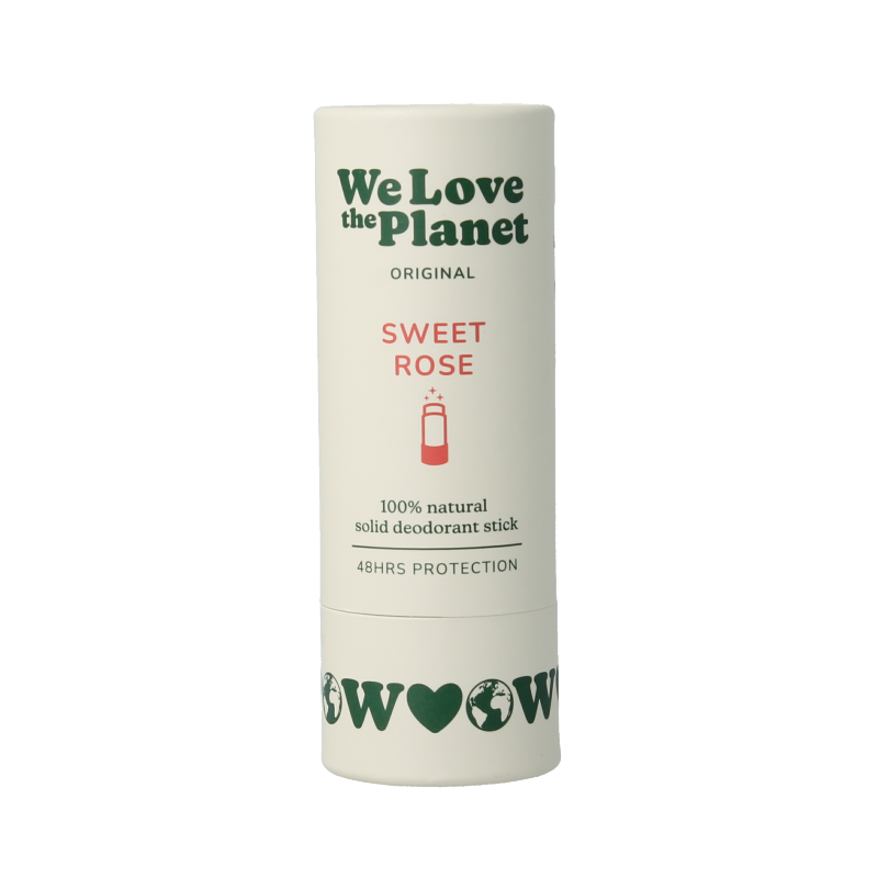 We Love Deodorant stick sweet rose