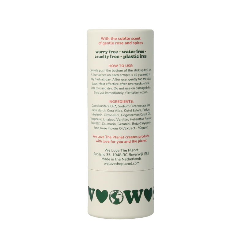 We Love Deodorant stick sweet rose - Afbeelding 2