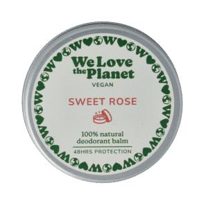 We Love Deodorant balm sweet rose vegan
