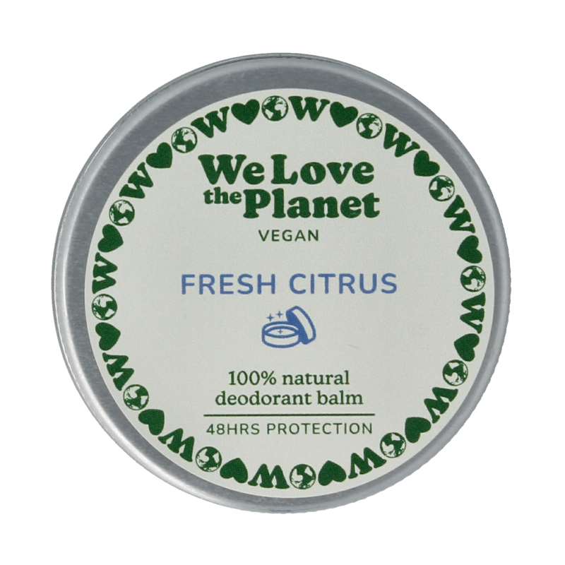 We Love Deodorant balm fresh citrus vegan