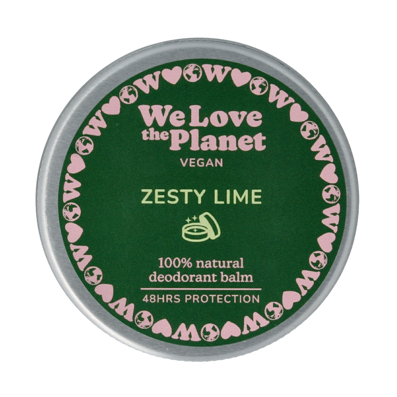We Love Deodorant balm zesty lime vegan