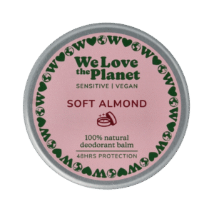 We Love Deodorant balm soft almond sensitive vegan