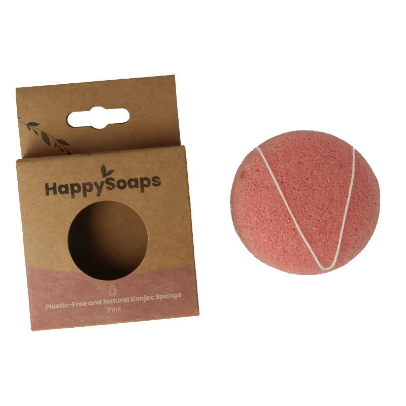 Happysoaps Konjac spons gevoelige huid - Afbeelding 2