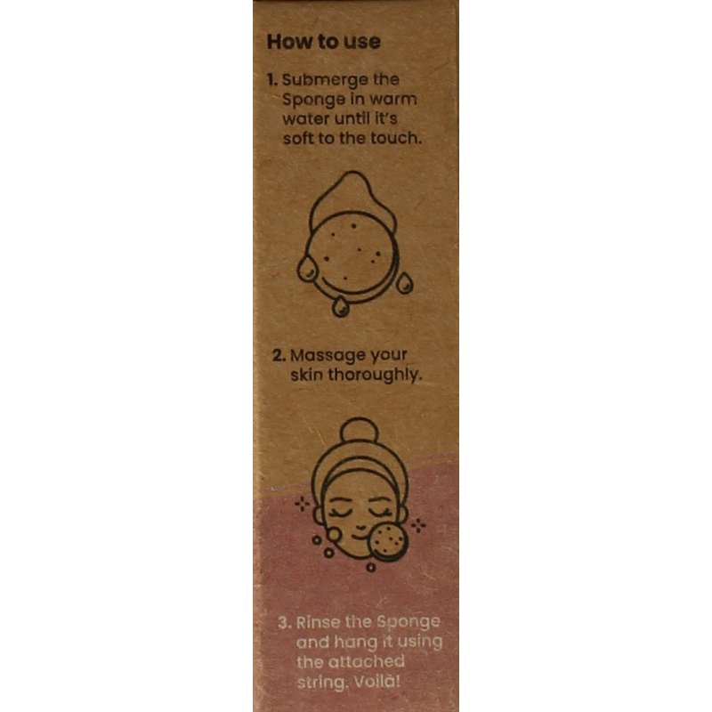 Happysoaps Konjac spons gevoelige huid - Afbeelding 5