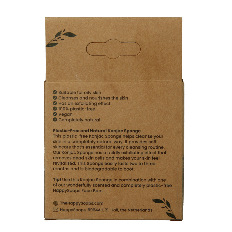 Happysoaps Konjac spons vette huid - Afbeelding 3