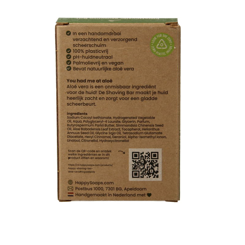 Happysoaps Shaving bar aloe vera - Afbeelding 3