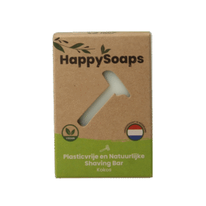Happysoaps Shaving bar kokos