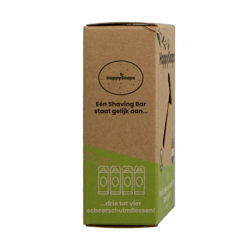 Happysoaps Shaving bar kokos - Afbeelding 3