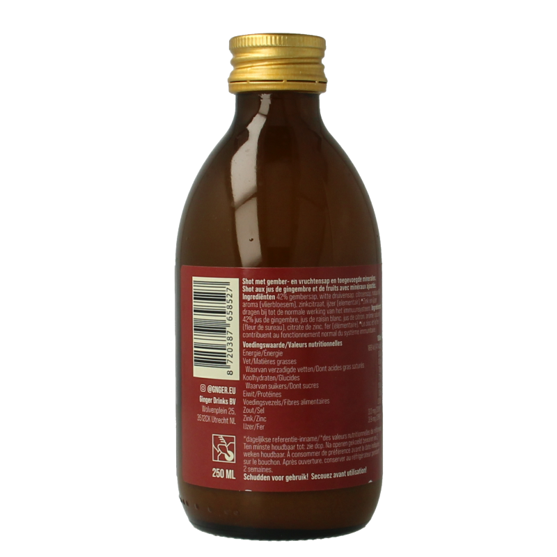G'nger Shot gember vruchtensap immunity - Afbeelding 3