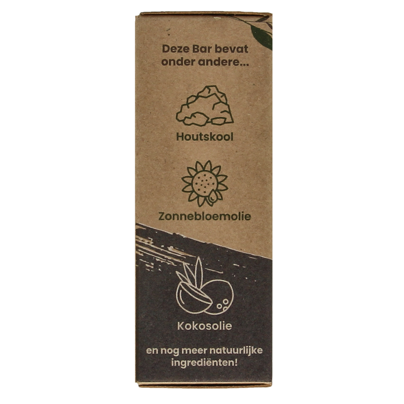 Happysoaps Gezichtsreiniger bar houtskool en sandelwood - Afbeelding 3