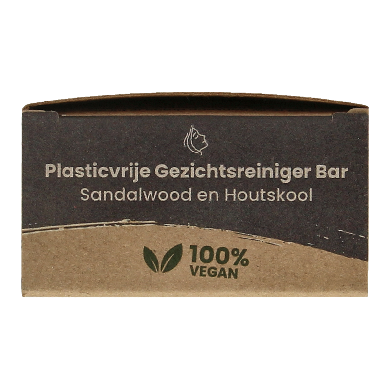 Happysoaps Gezichtsreiniger bar houtskool en sandelwood - Afbeelding 4