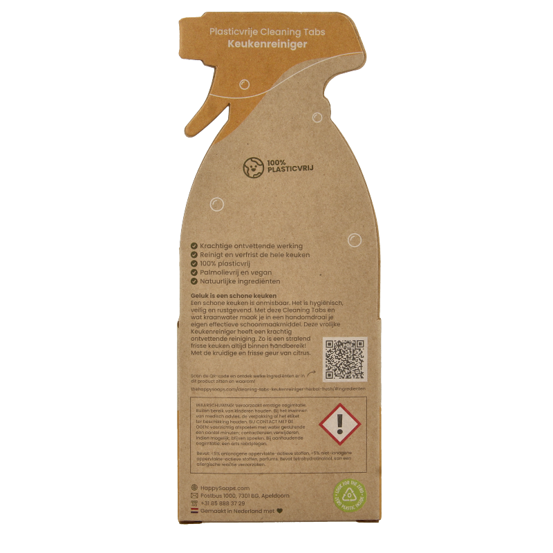 Happysoaps Cleaning tabs keukenreiniger herbal fresh - Afbeelding 4