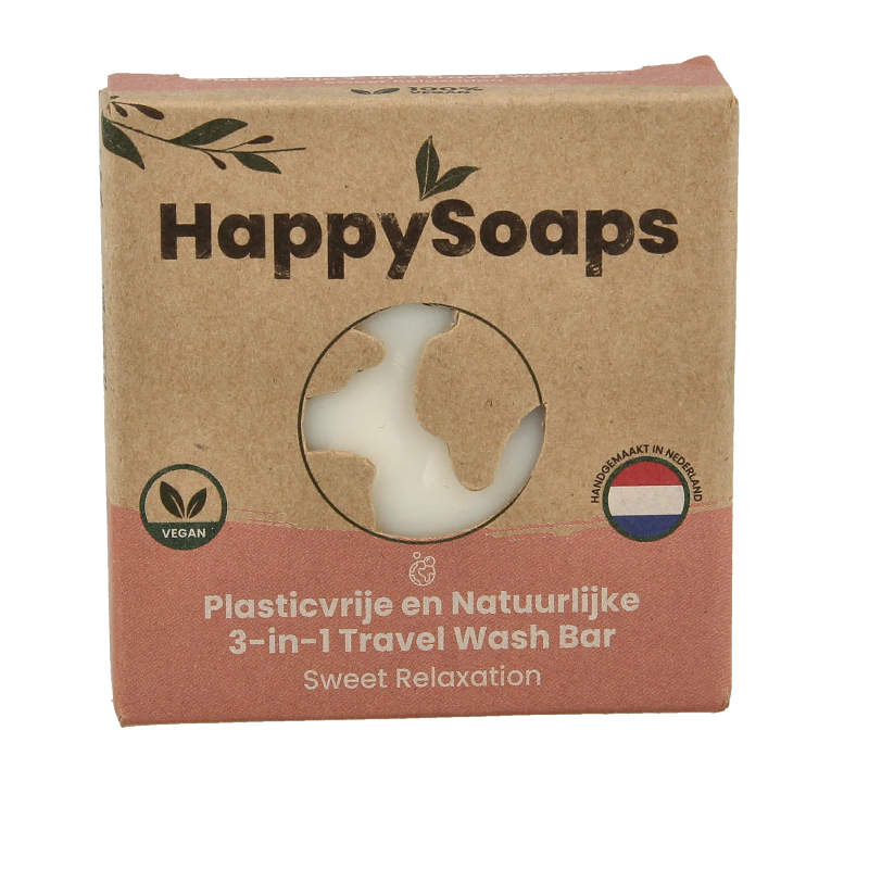 Happysoaps 3-in-1 Travel wash sweet