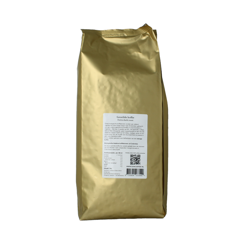 SUN Coffee Gezeilde koffiebonen extra dark roast bio - Afbeelding 2