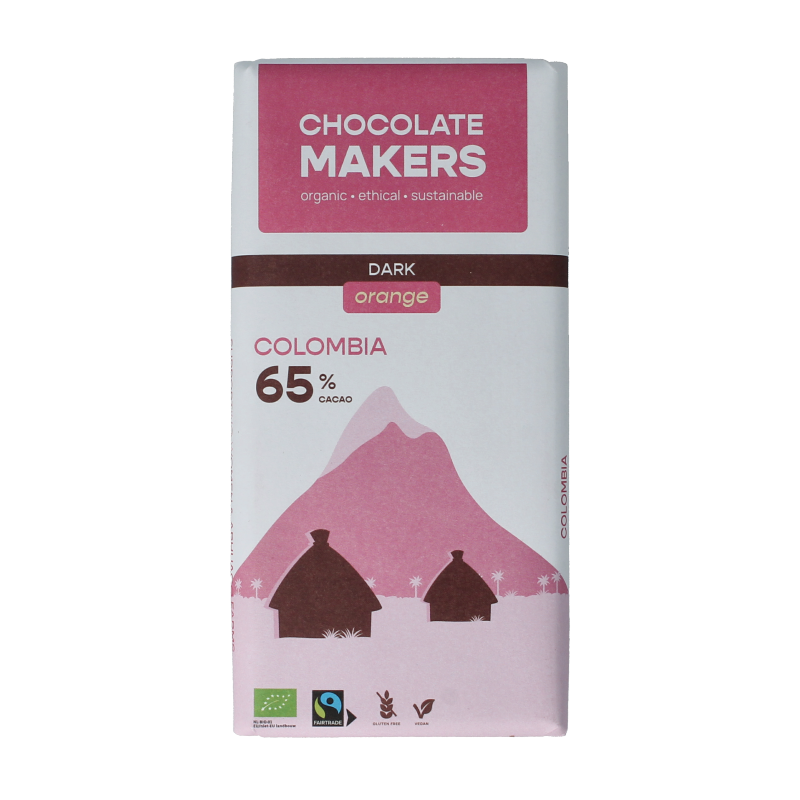 Chocolatemakers Colombia dark sinaas 65% bio