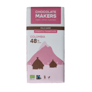 Chocolatemakers Colombia dark hazelnut creme 48% bio