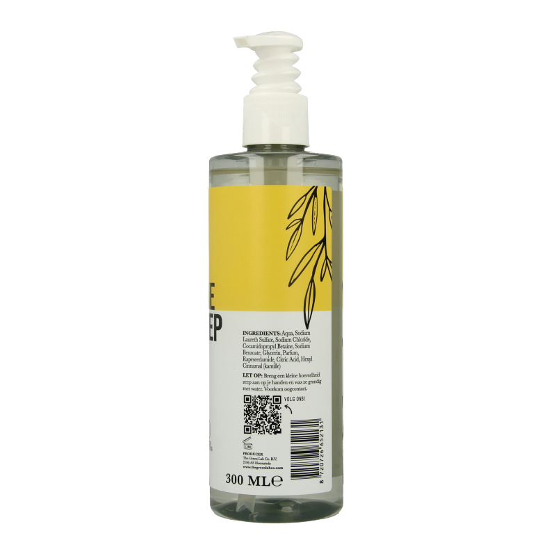 The Green Lab Co Handzeep vloeibaar kamille & munt met pomp - Afbeelding 3