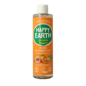 Happy Earth Pure showergel rose petitgrain