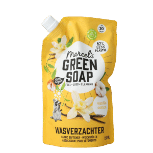 Marcel's Green Soap Wasverzachter vanille & katoen navulling