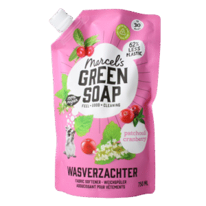 Marcel's Green Soap Wasverzachter patchouli & cranberry navulling