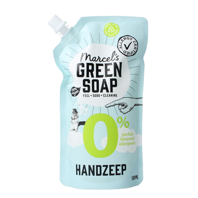 Marcel's Green Soap Handzeep 0% navulling