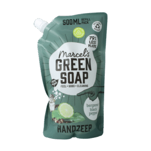 Marcel's Green Soap Handzeep bergamot & black pepper navul