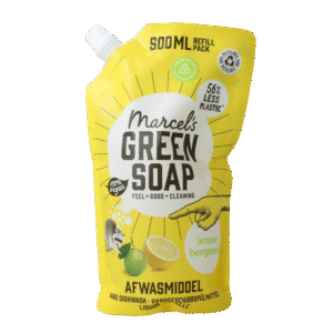 Marcel's Green Soap Afwasmiddel lemon & bergamot navulling