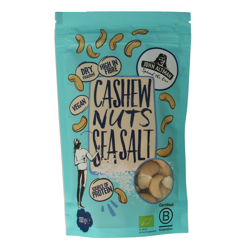 John Altman Dry roasted cashew nuts sea salt bio