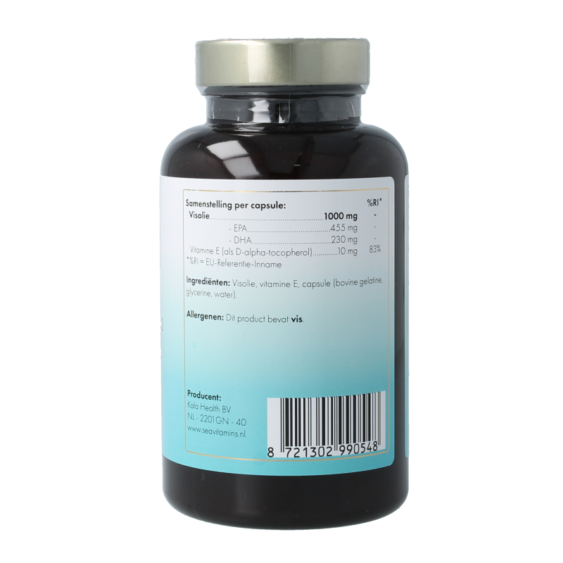Sea Vitamins Omega 3 visolie strong met vitamine E - Afbeelding 3