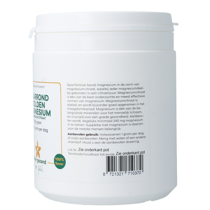 Liever Gezond Golden magnesium poeder jaarrond - Afbeelding 3