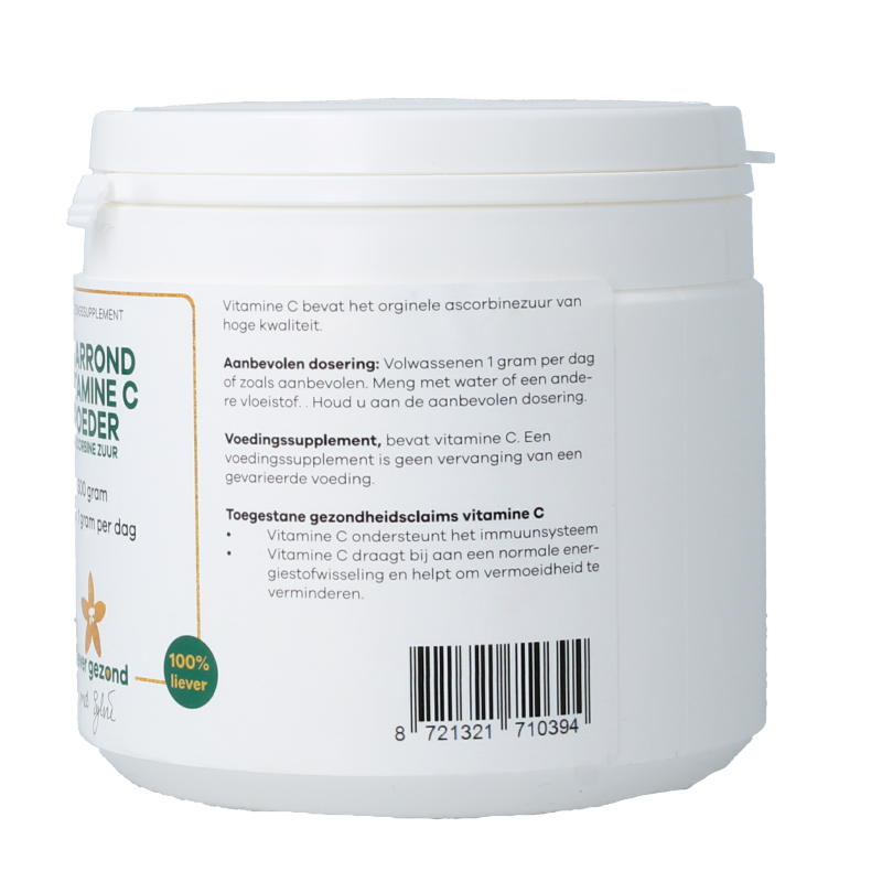 Liever Gezond Vitamine C poeder zuur jaarrond - Afbeelding 3