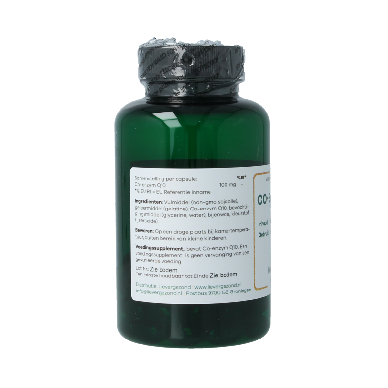 Liever Gezond Co-enzym Q10 100mg Vita hart slag - Afbeelding 2