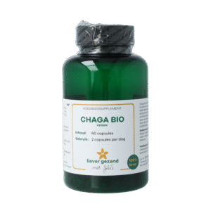 Liever Gezond Chaga 400mg vegan bio