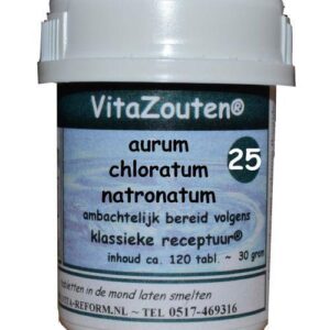Vitazouten Aurum chlor. natronatum VitaZout nr. 25